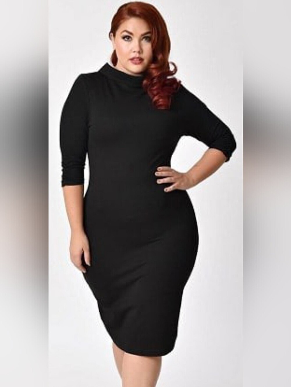 Unique Vintage Plus Size Cassidy Wiggle Dress, BNWT, Size 1X